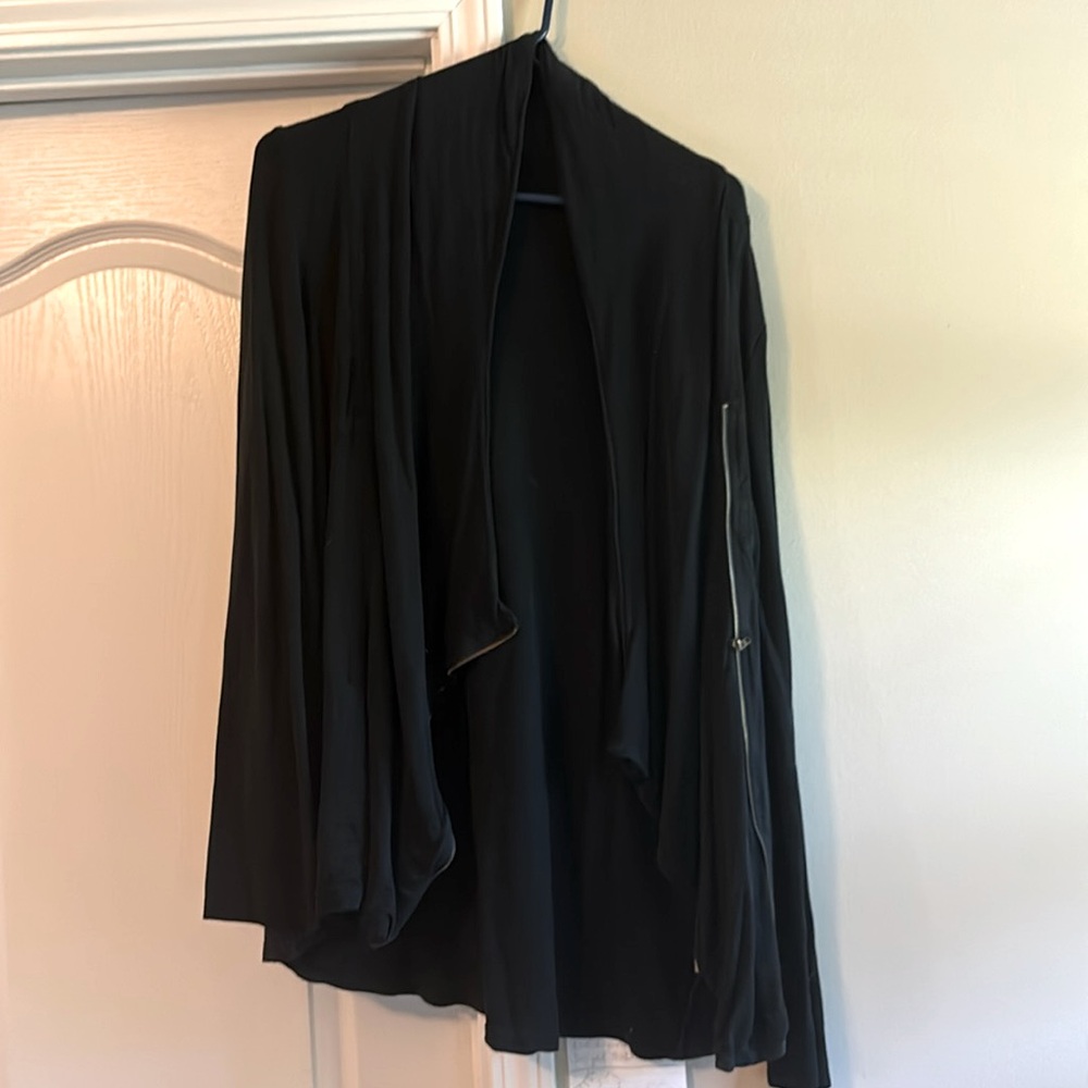 Heavy, zip cardigan